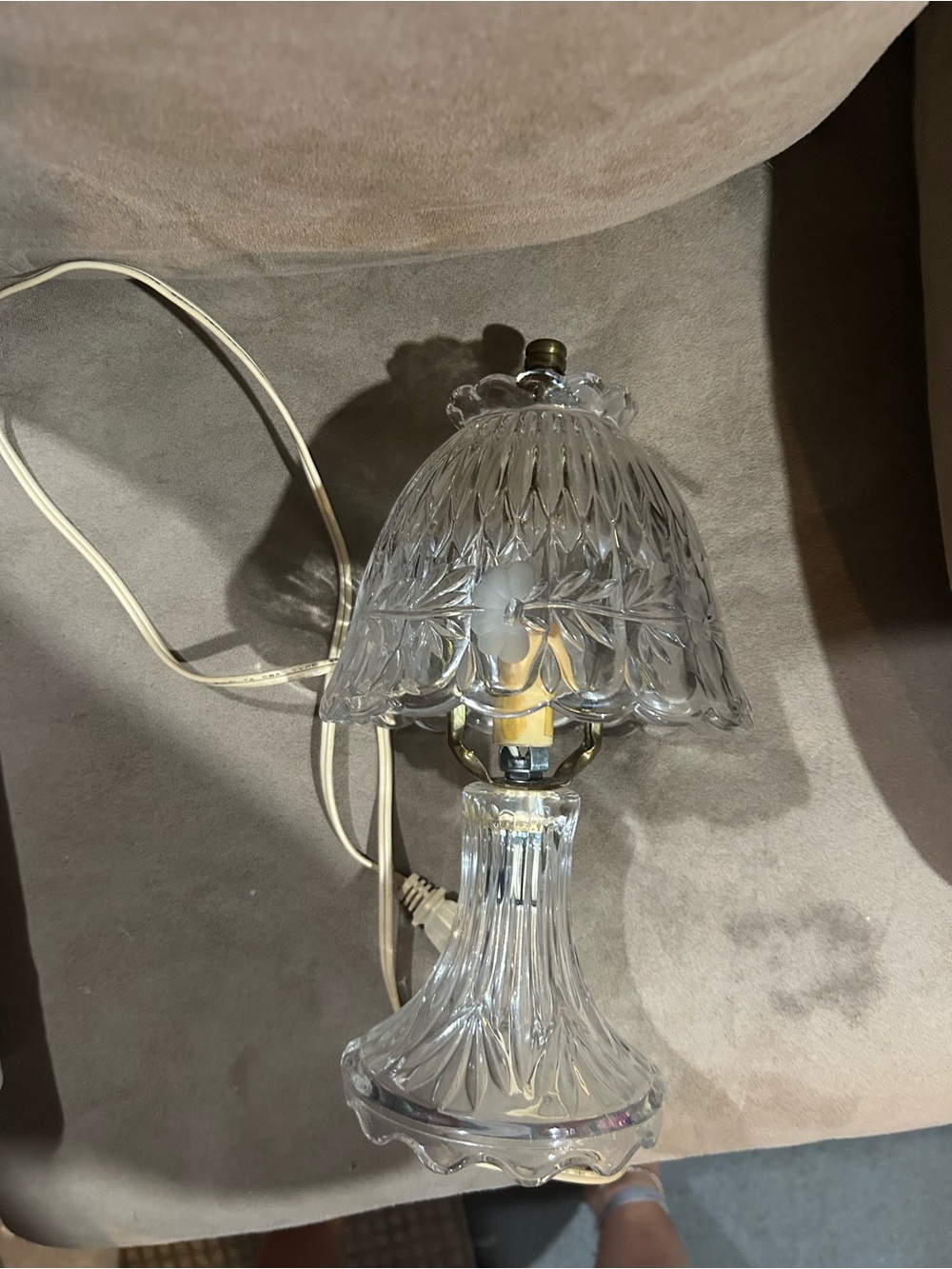 Princess House romance lamp